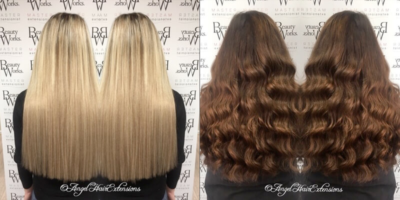 angel hair extensions fitting